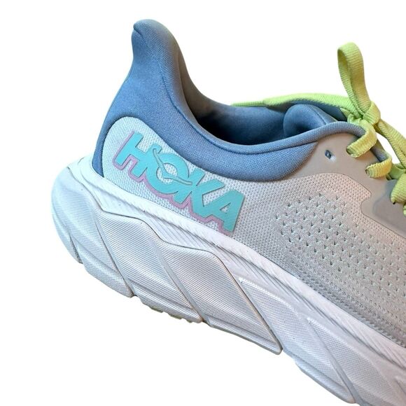 Women’s Hoka Arahi 7 Running Stability Trainer Illusion Dusk Blue 1147851 ISK 8B - Picture 9 of 13
